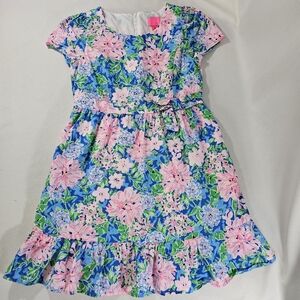 Lilly Pulitzer Alexandra Girls Dress Size 14 Spring In Your Step